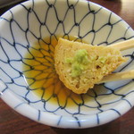 そば所 よし田  - コロッケを山葵と出汁醤油で