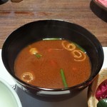 すき焼割烹 日山 - 赤出汁