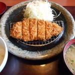 さくさくとんかつ かつ蔵 - ロースかつ定食（中）