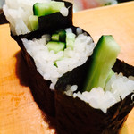 かわなみ鮨 - かっぱ巻き