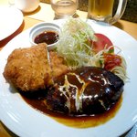 洋食屋ゆうき - チキンカツレツ＆ハンバーグ