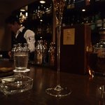 ムーンシャイン - リーデルのグラス・・。