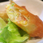 ががちゃ屋 - エビと春キャベツのチーズ春巻き