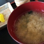 Ajinoi - たくあんと味噌汁がつく。
                      2016.04