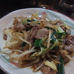 案山子 - 日替わりランチ：ジンギスカン野菜炒め600円