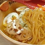 ソラノイロ ニッポン - 特製ベジソバ  麺アップ