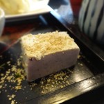 手打そば千花庵 - 胡麻豆腐