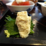 手打そば千花庵 - 湯葉の刺身