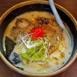 らーめん銭形屋 - 豚骨らー麺（600円）