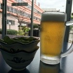尾張温泉東海センター - 枝豆・生ビールセット　600円