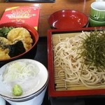 そば工房雀庵 - ざるそばとミニ天丼