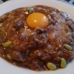 カントニーズレストラン ボン - 牛肉あんかけチャーハン 卵黄のせ