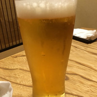 馳走 なか川 - 乾杯ビール
