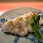 日本酒宿七色 - 穴子白焼き