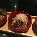 銀座 真田 - 焼き茄子ときのこのすだち風味漬け