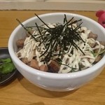 竹麺亭 - チャーシューマヨ丼　410円【2016年4月】