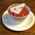 九二四四 - 桜と桃のブランマンジェ