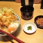 十割蕎麦 千花庵 - ミニかきあげ丼