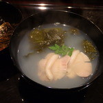 日本料理 晴山 - 蛤のうしお仕立て