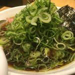 ふじ屋 NOODLE - MAKOさんオーダーの黒醤油ネギだく！