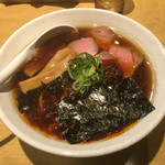 ふじ屋 NOODLE - ●2016 #094 @黒醤油＋辛化 ¥900