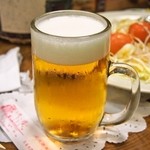 たるの店 山麓苑 - 生ビール