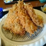 お食事処 大原 - 骨を全て取り去った、柔らかいアジフライで。