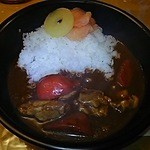 伽羅 - チキンとトマトのカレー994円(ランチセット)