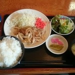 Yarukiya Sakana Ryouri - 豚生姜焼そ定食   800円