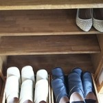 萱カフェ - スリッパ  (と、私のパンプス)