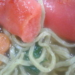 なにや - 明太子麺は明太子が一腹のってます