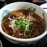 Yakushi - 冷やし鳥そば700円麺パス仕様540円／28年4月