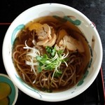 やく志 - 冷やし鳥そば700円麺パス仕様540円／28年4月