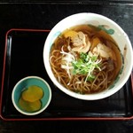 やく志 - 冷やし鳥そば700円麺パス仕様540円／28年4月