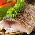 Grilled large fatty mackerel