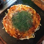 お好み焼き バリエー - 肉玉うどん