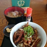 あんず - 料理写真:いか丼+ミニうどん(ランパス利用)