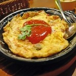 スパイス＆シーフード BALI-HAI - 鉄板オムレツ　390円（税抜）