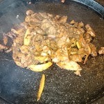 国八食堂 - ホルモン（写真は1人前）（2016.4撮影）