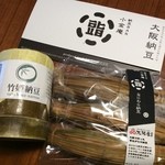 納豆BAR小金庵 - なにわら納豆と竹姫納豆