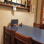 藤田そば処 - テーブル席