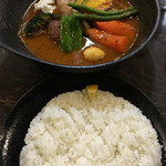 lavi - チキンと野菜のスープカレー☆ライス
