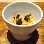 レストラン ママ - 煮魚定食<限定10食> 1200円 のもやしのナムル 海苔添え