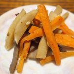 レストラン ママ - 煮魚定食<限定10食> 1200円 のきんぴらごぼう