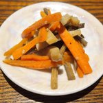 レストラン ママ - 煮魚定食<限定10食> 1200円 のきんぴらごぼう