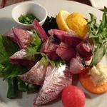 たべごと屋のらぼう - 真鯵の刺身