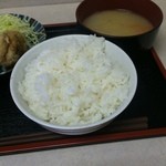 ポテト - ご飯。