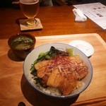 古民家カフェ蓮月 - 厚切り照り豚丼