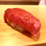 鮨 あらい - 2016/04_鮪（腹）