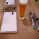 テーブルセッティングとビール＠2010/8